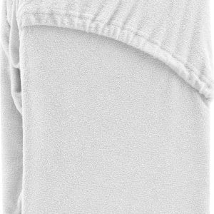 Bílé napínací froté prostěradlo 240x220 cm Ruby – Restilo