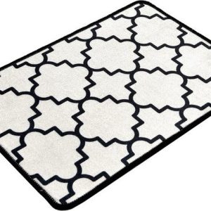 Černá/béžová koupelnová předložka 40x60 cm Kupa – Foutastic