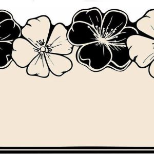 Černá/krémová koupelnová předložka 60x100 cm Morpho – Foutastic