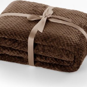 Hnědá deka z mikrovlákna DecoKing Henry