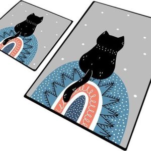 Koupelnové předložky v sadě 2 ks 60x100 cm Waiten – Foutastic