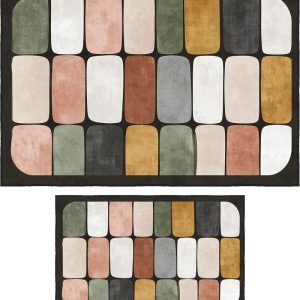 Koupelnové předložky v sadě 2 ks 60x100 cm – Foutastic