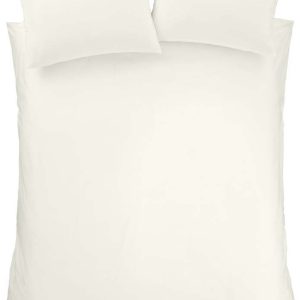 Krémové povlečení na dvoulůžko z egyptské bavlny 200x200 cm – Bianca