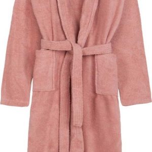Růžový bavlněný župan velikost M/L Terry – HIP