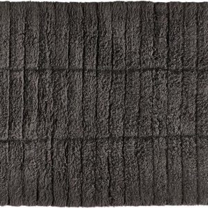 Šedá koupelnová předložka 80x50 cm Tiles - Zone