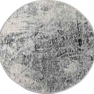 Šedá koupelnová předložka ø 100 cm Evidence – Foutastic