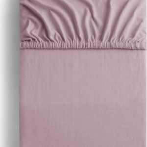 Starorůžové napínací prostěradlo jersey 90x200 cm Amber – Restilo