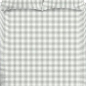 Zelené 3dílné povlečení na dvoulůžko 200x200 cm Bamford Gingham Check – Catherine Lansfield