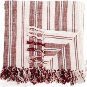 Bavlněná deka v terakotové barvě 150x200 cm Indira – Tiseco Home Studio