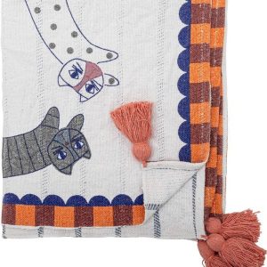 Deka s příměsí bavlny 130x155 cm Missy – Bloomingville