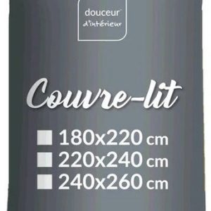 Žlutý přehoz 220x240 cm Adele – douceur d'intérieur