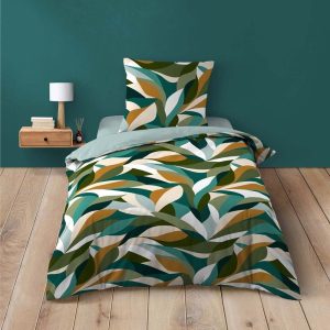 Bavlněné povlečení na jednolůžko 140x200 cm Swan – douceur d'intérieur