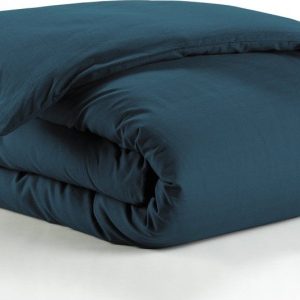Bavlněný povlak na peřinu na jednolůžko v petrolejové barvě 140x200 cm Lina – douceur d'intérieur