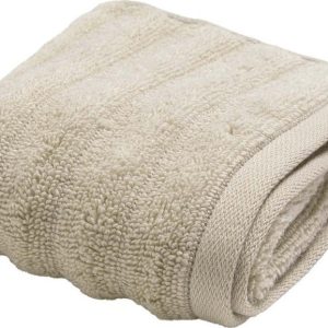 Béžový froté bavlněný ručník 30x50 cm Maya – douceur d'intérieur