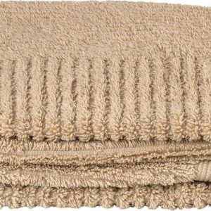 Béžový froté bavlněný ručník 50x100 cm Classic – Zone