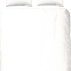 Bílé bavlněné povlečení na dvoulůžko Good Morning Universal