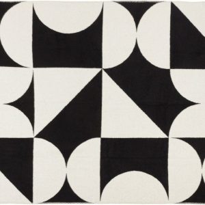 Černá/krémová deka 150x200 cm Tul – noo.ma