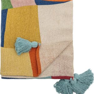 Dětská deka z recyklované bavlny 130x160 cm Colorine – Bloomingville Mini