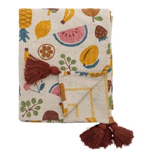 Dětská deka z recyklované bavlny 130x160 cm Fruitta – Bloomingville Mini