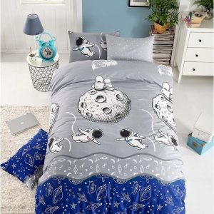 Dětské povlečení na jednolůžko 140x200 cm Space – Mijolnir