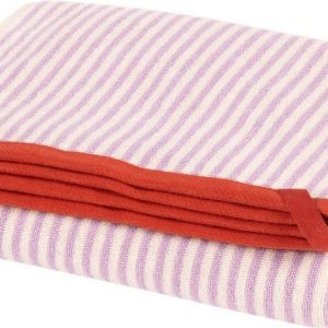 Froté bavlněná osuška v levandulové barvě/krémová 70x140 cm Gobo – noo.ma