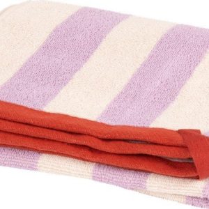 Froté bavlněný ručník v levandulové barvě/krémový 50x80 cm Gobo – noo.ma