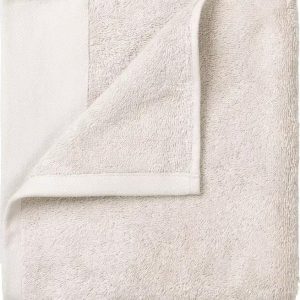 Krémové froté ručníky v sadě 2 ks z bio bavlny 30x50 cm Riva – Blomus