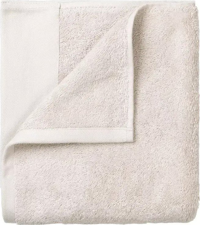 Krémové froté ručníky v sadě 2 ks z bio bavlny 30x50 cm Riva – Blomus