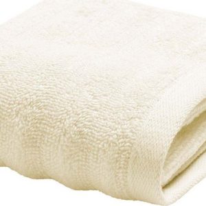 Krémový froté bavlněný ručník 30x50 cm Maya – douceur d'intérieur