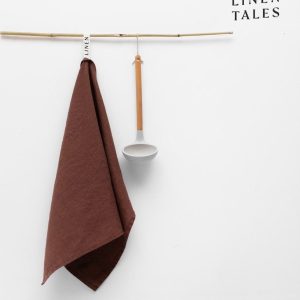 Lněná utěrka 45x65 cm Chocolate – Linen Tales