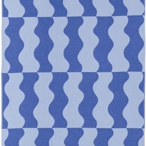 Modrá bavlněná plážová osuška 100x160 cm Nugo – noo.ma