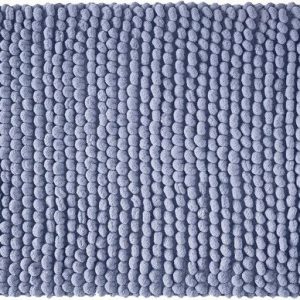 Modrá koupelnová předložka 50x120 cm Aspen Bobble – Bianca