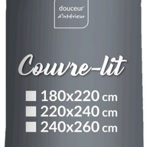 Modrý přehoz 240x260 cm Adele – douceur d'intérieur