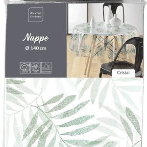 Omyvatelný ubrus ø 140 cm Verdalis – douceur d'intérieur