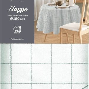 Pratelný ubrus ø 180 cm Axel – douceur d'intérieur
