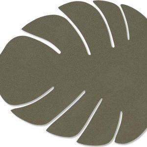 Prostírání z eko kůže 22x26 cm Monstera Leaf Nupo – LIND DNA