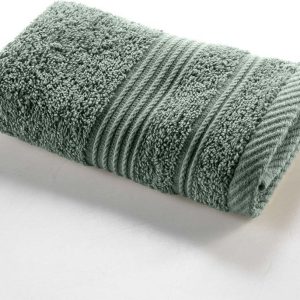Šalvějově zelený froté bavlněný ručník 30x50 cm Tendresse – douceur d'intérieur