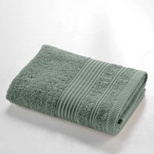 Šalvějově zelený froté bavlněný ručník 50x90 cm Tendresse – douceur d'intérieur