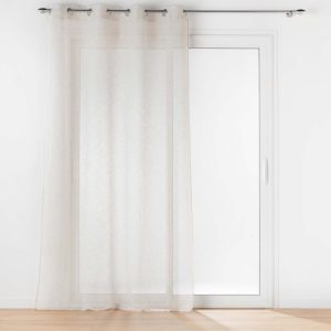 Slonovinová voálová záclona 140x240 cm Carlin – douceur d'intérieur