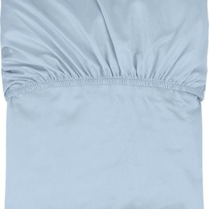 Světle modré napínací bavlněné prostěradlo 180x200 cm Oba – noo.ma