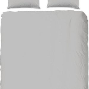 Světle šedé bavlněné povlečení na dvoulůžko Good Morning Universal