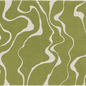 Zelená/krémová deka 150x200 cm Felu – noo.ma