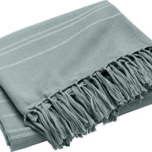 Zelený bavlněný přehoz 125x150 cm Lilia – douceur d'intérieur