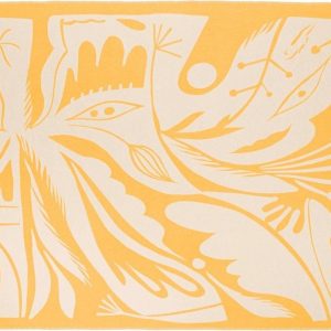 Žlutá deka 165x200 cm Lino – noo.ma