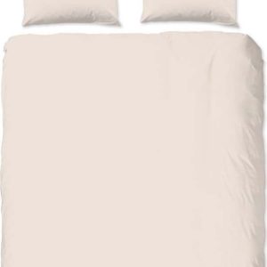 Béžové povlečení na dvoulůžko/prodloužené z bavlny Renforcé 200x220 cm Uni – Good Morning