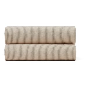Béžový bavlněný přehoz na dvoulůžko 180x250 cm Bedar – Kave Home