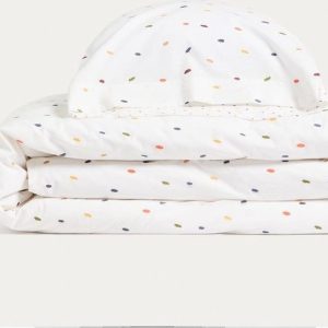 Bílé povlečení na jednolůžko/prodloužené 150x220 cm Epifania – Kave Home