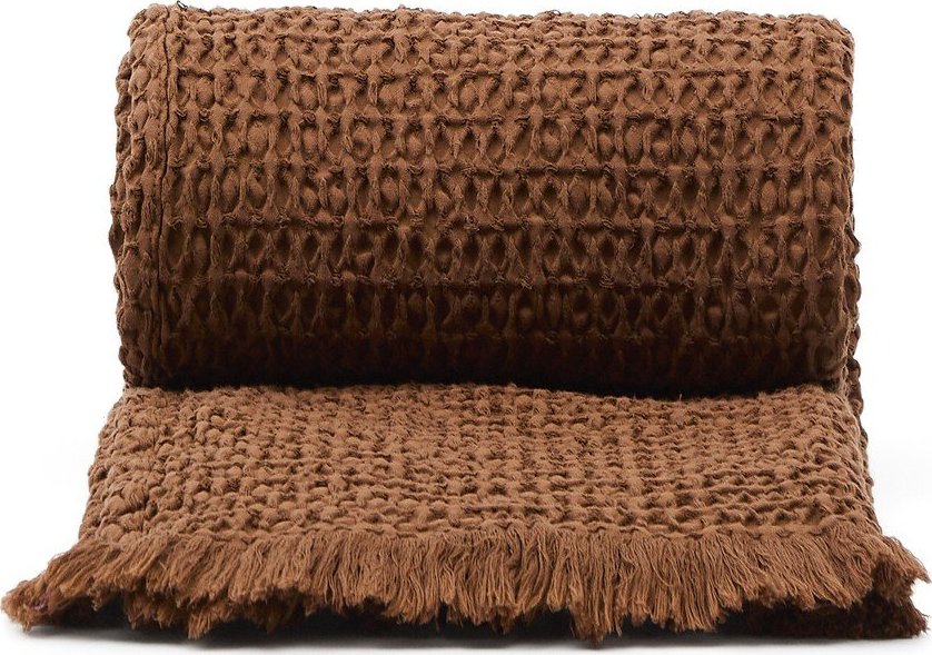Hnědá deka 130x170 cm Nulina – Kave Home
