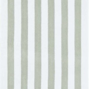 Šedo-bílý bavlněný ručník 50x85 cm Stripe Jacquard – Bianca