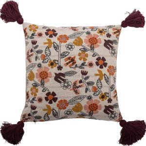 Dekorační polštář s příměsí bavlny 45x45 cm Vivielle – Bloomingville